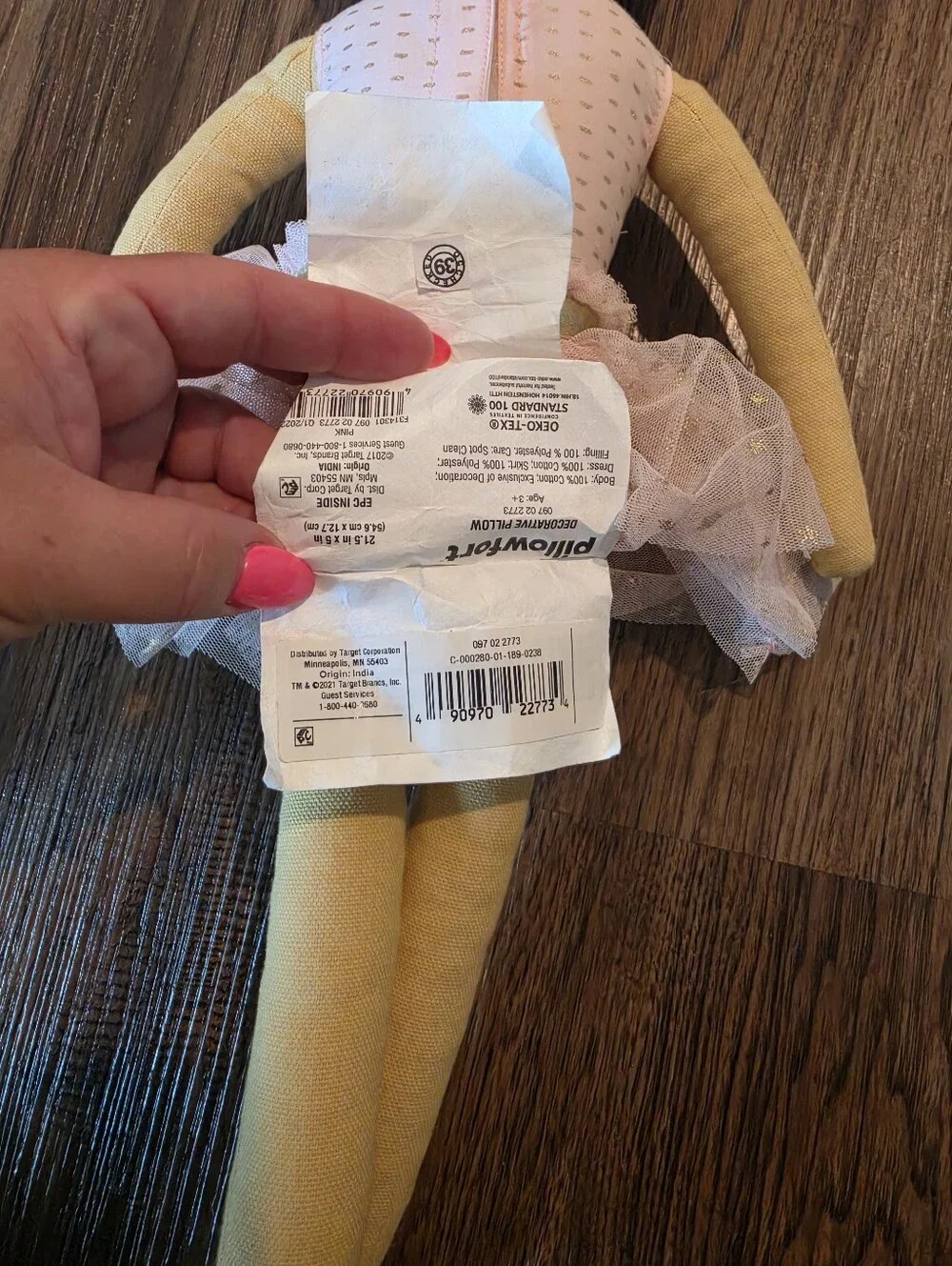 Pillow Fort Ballerina Doll